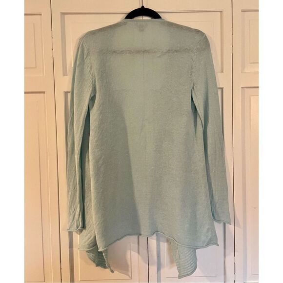 J. Jill mint linen blend open cardigan size xsp - Picture 5 of 9